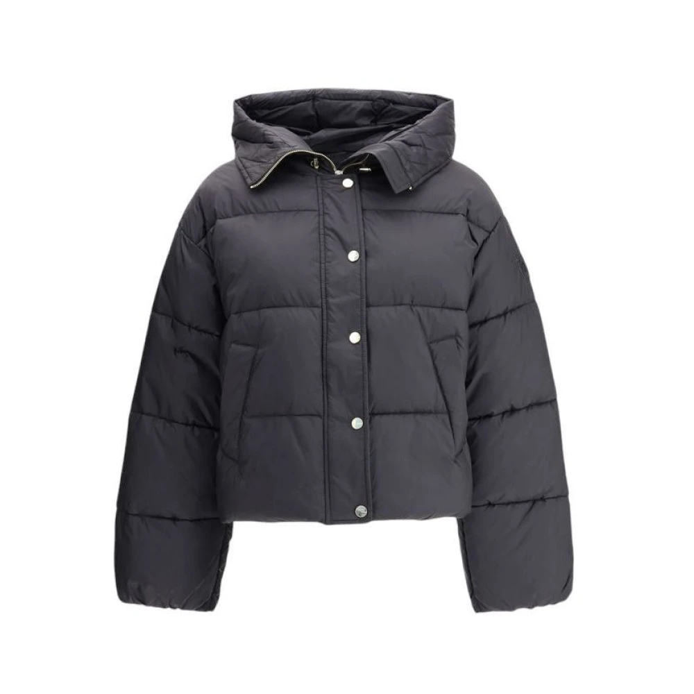 Pinko Winter Jackets, Female, Xs, Impasto Imbottito Jacket Black