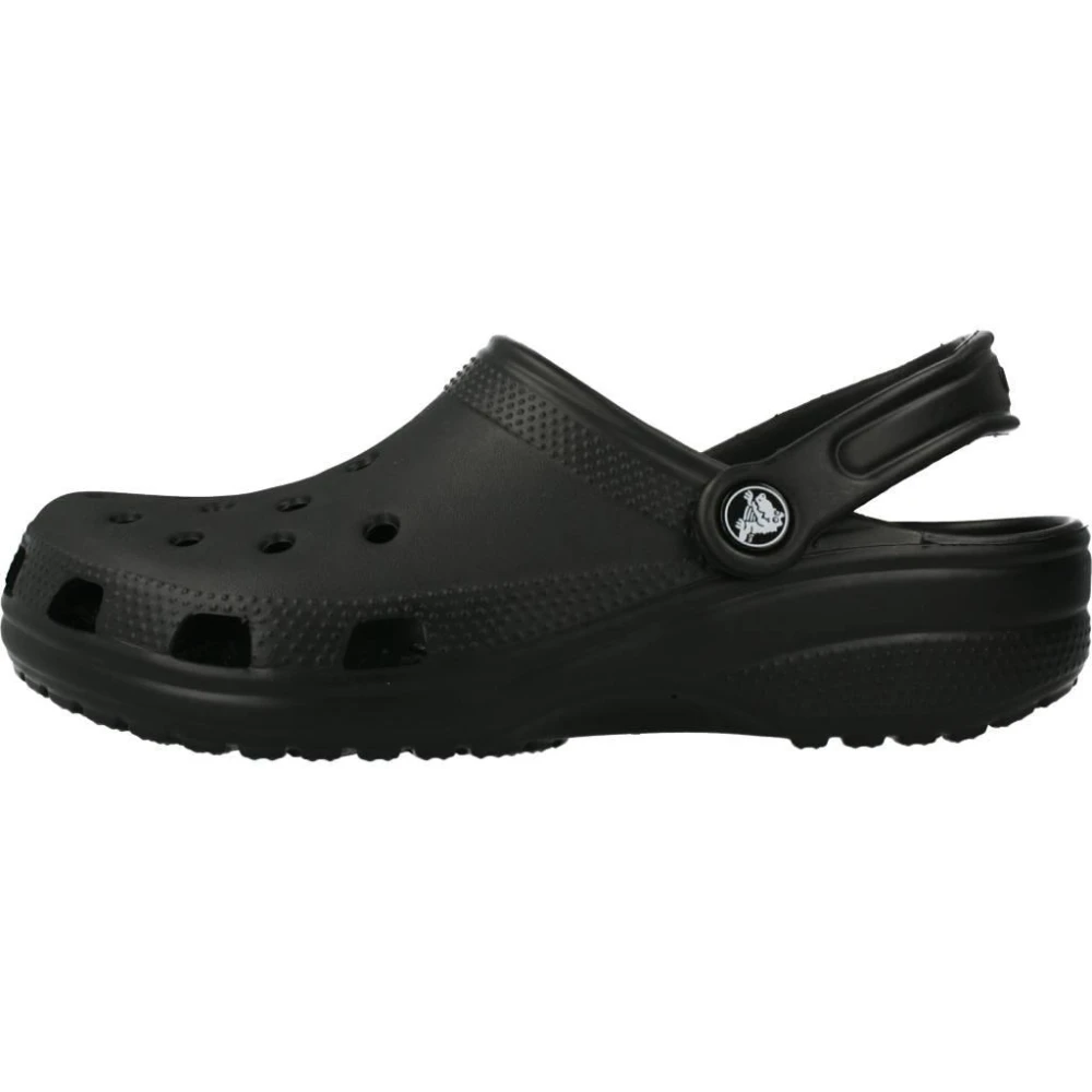 Crocs, Schoenen , Dames, Zwart, 39 EU, Leer, Klassieke Clog