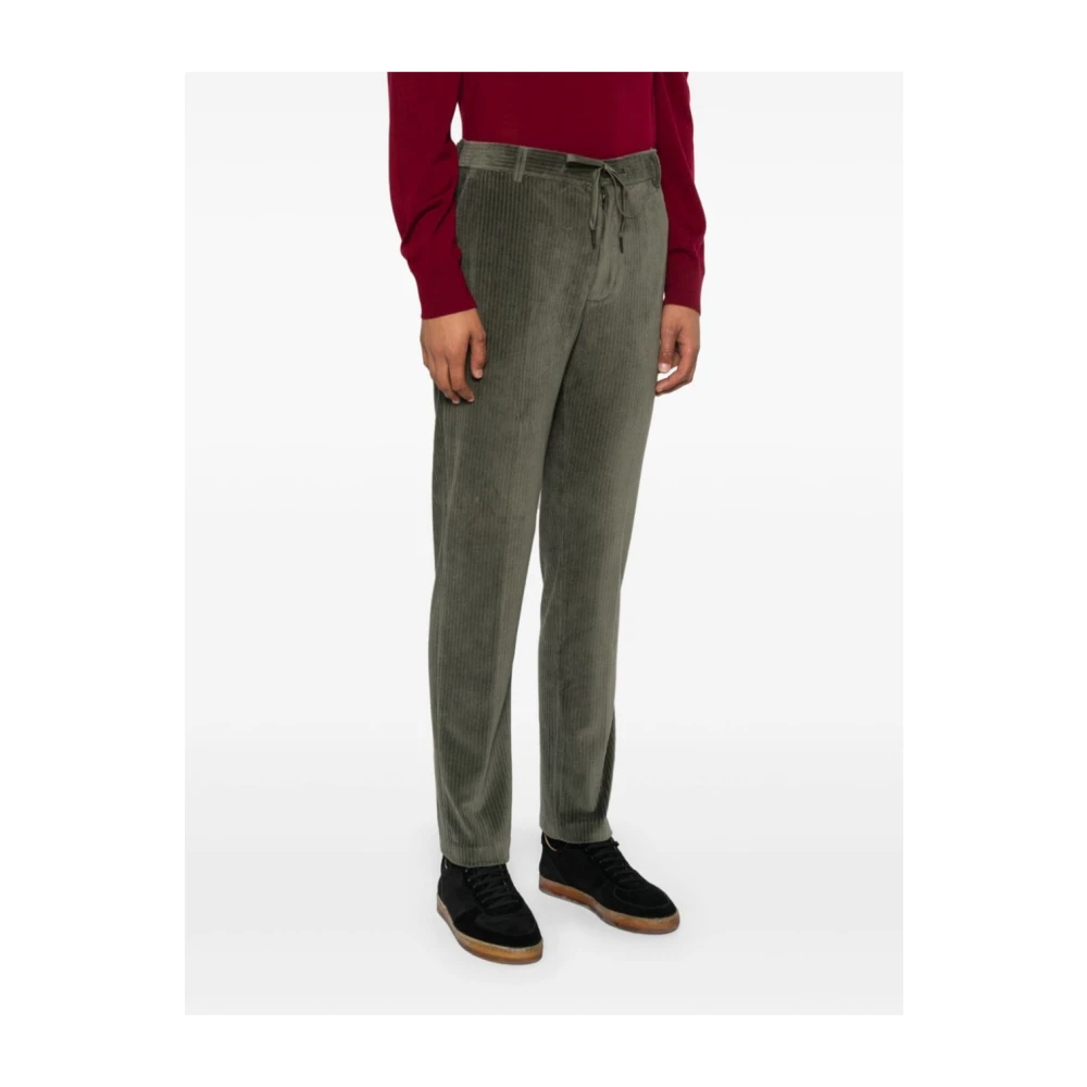 Circolo 1901 Groene Corduroy Trekkoord Broek Green Heren