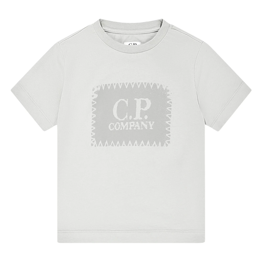 C.p. Company Men's Gray Logo T-Shirt