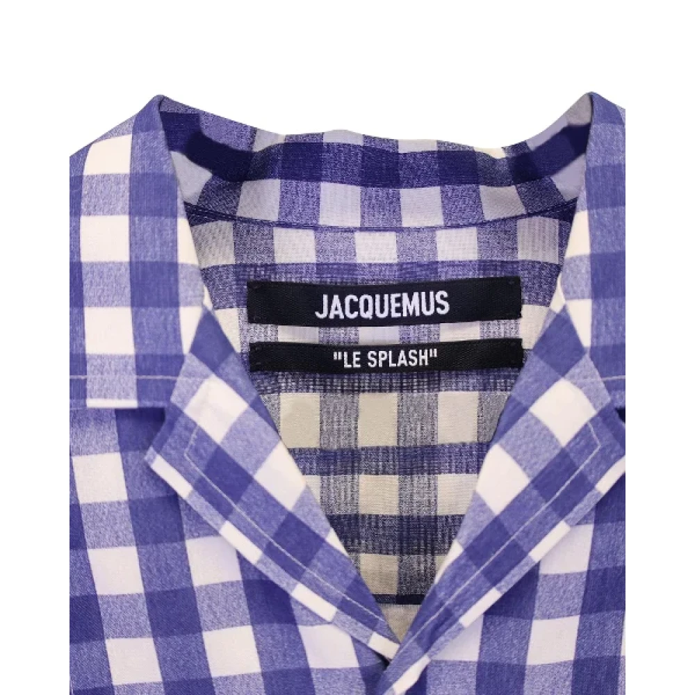 Jacquemus Pre-owned Fabric tops Blue Heren