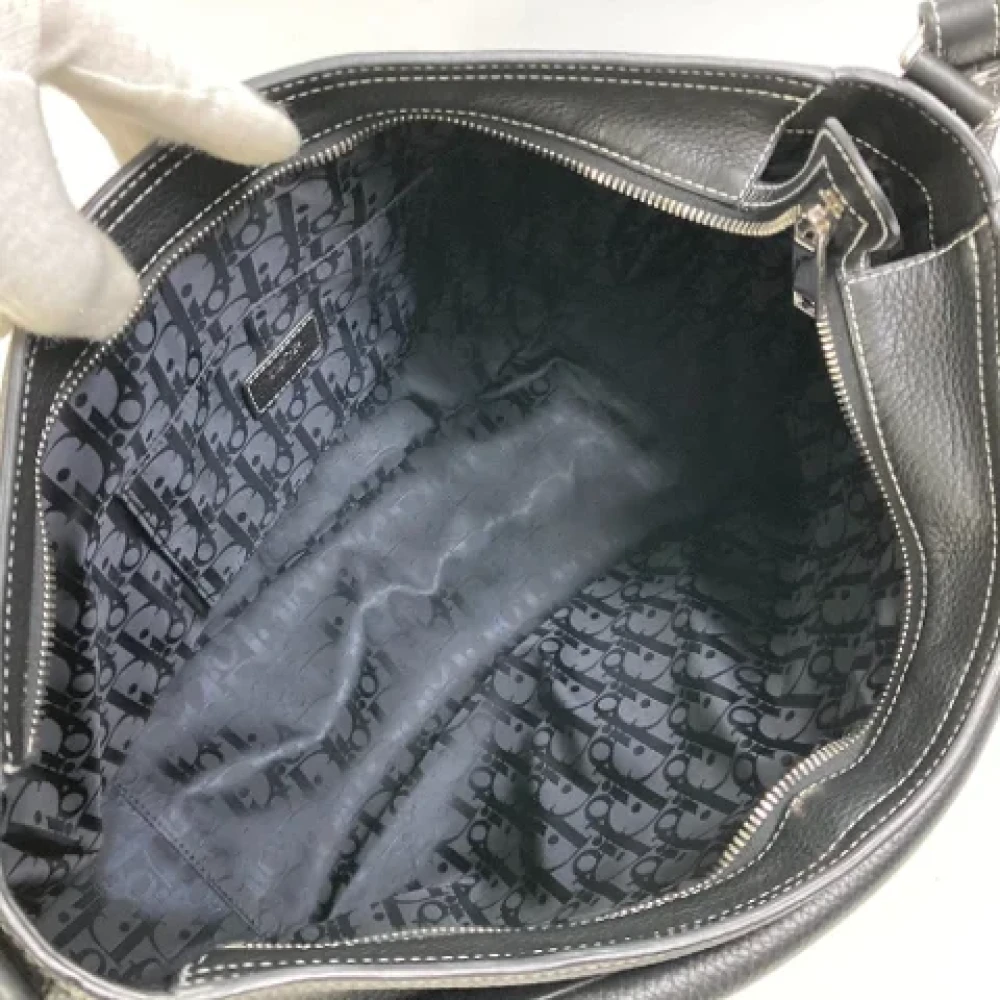 Dior Vintage Pre-owned Leather dior-bags Black Dames