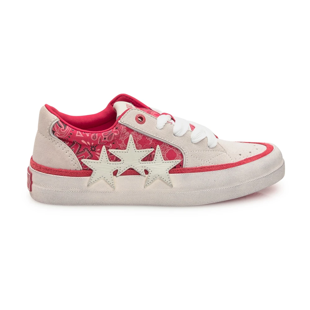 Amiri Varsity Low-Top Sneakers Heren Schoenen Rood