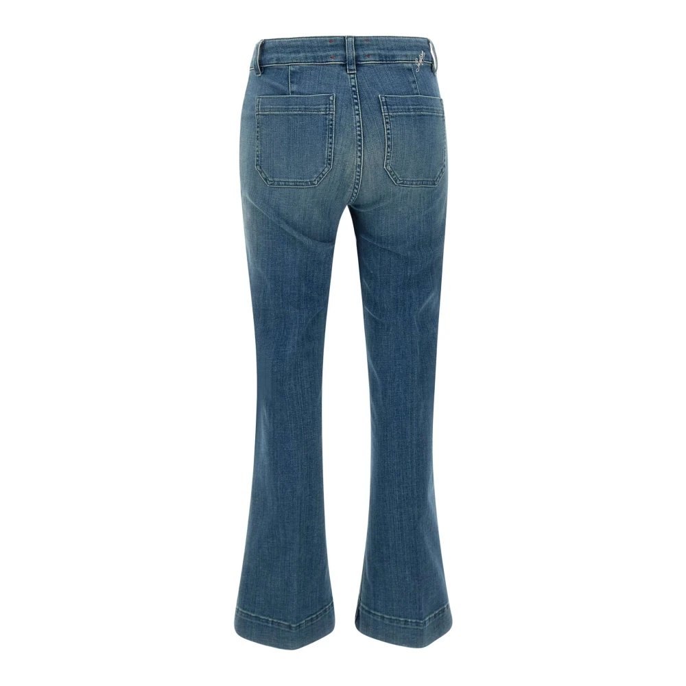 Seafarer Blauwe Bootcut Flared Jeans Blue Dames