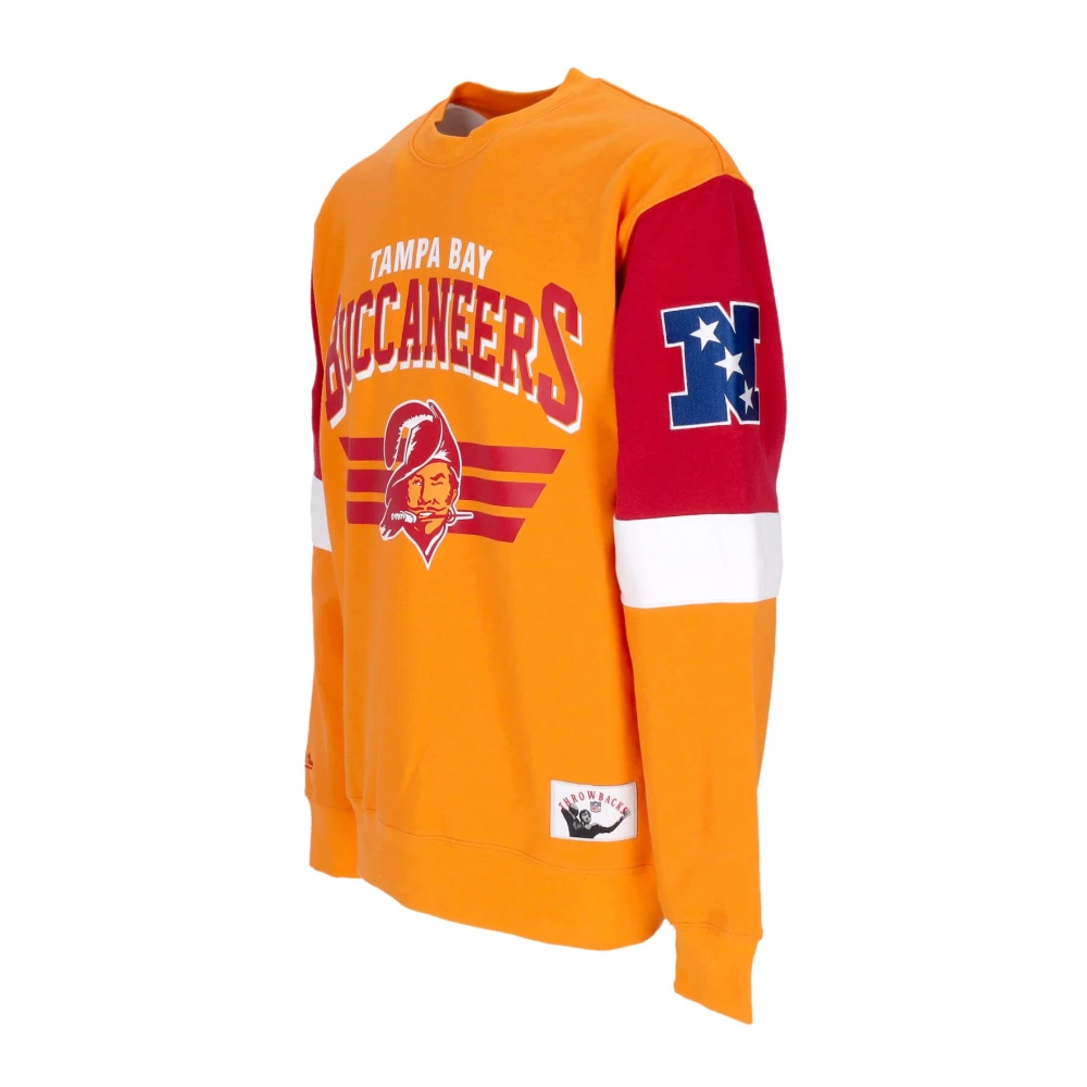 Mitchell & Ness NFL Crewneck Sweatshirt Tampa Bay Buccaneers Orange Heren