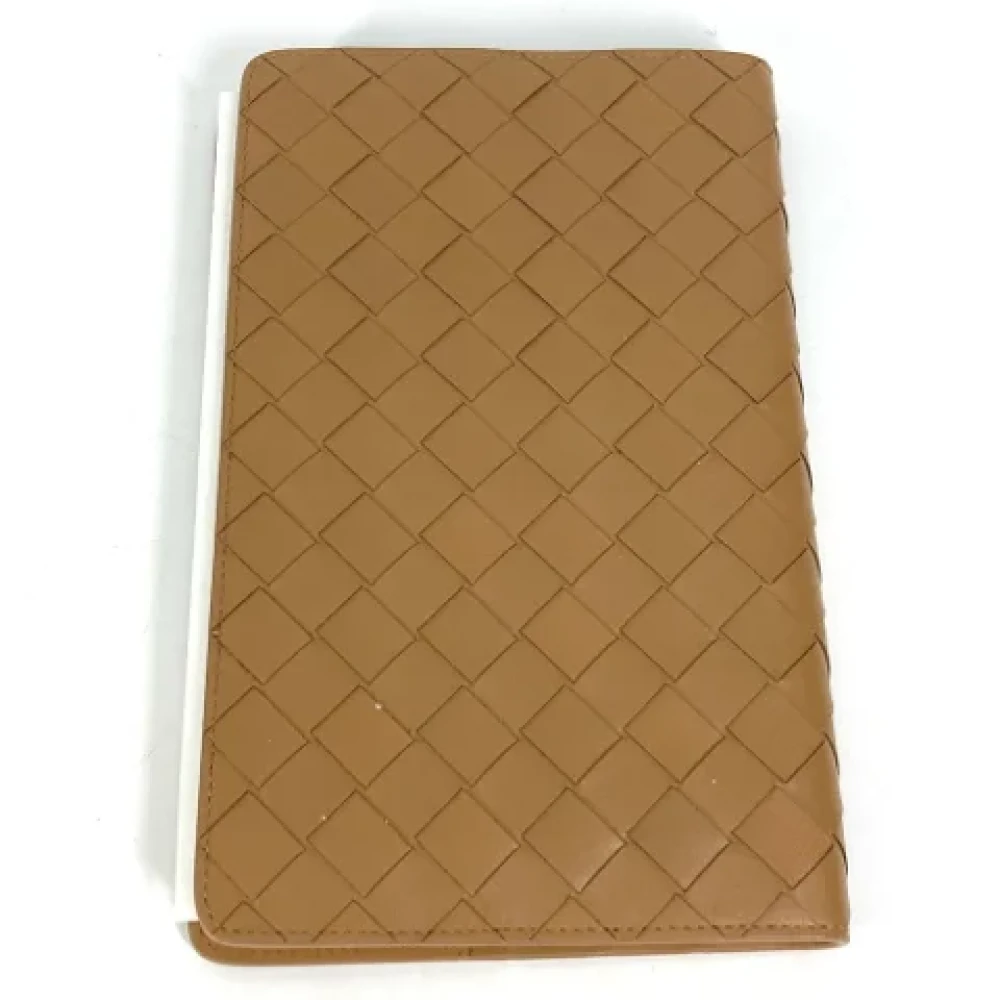 Bottega Veneta Vintage Pre-owned Leather wallets Brown Dames