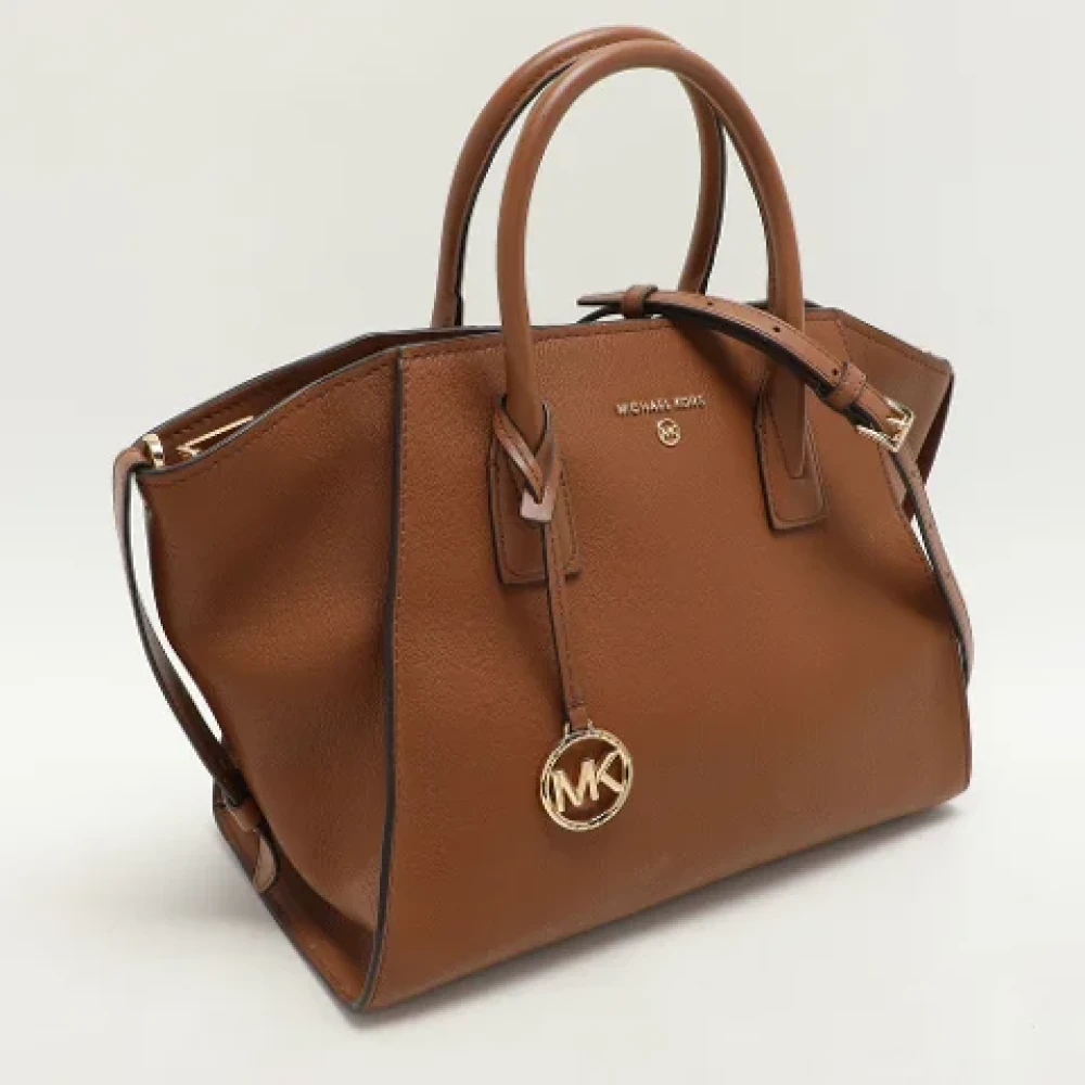 Michael Kors Pre-owned Leather handbags Brown Dames