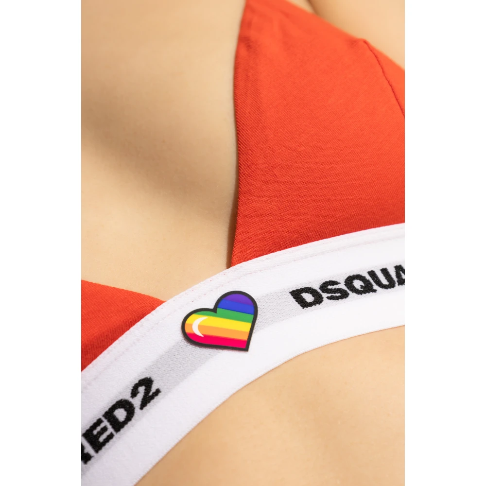Dsquared2 Beha met logo Red Dames