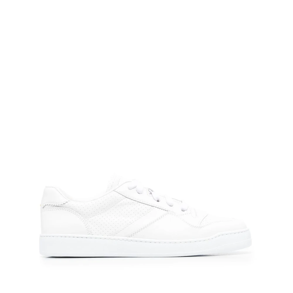 Doucal’s Leren Low Top Sneakers Heren Schoenen Wit