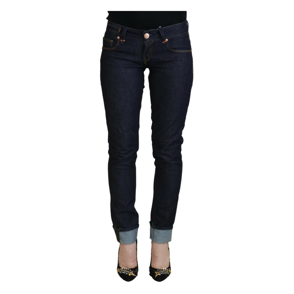 Acht Jean Skinny Taille Basse En Denim Femme Jeans Bleu W26