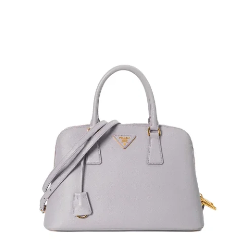 Prada Vintage Pre-owned Leather prada-bags Purple Dames