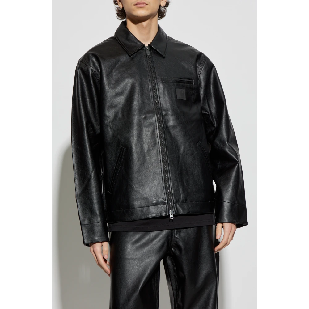 Carhartt WIP Jas gemaakt van eco-leer Black Heren
