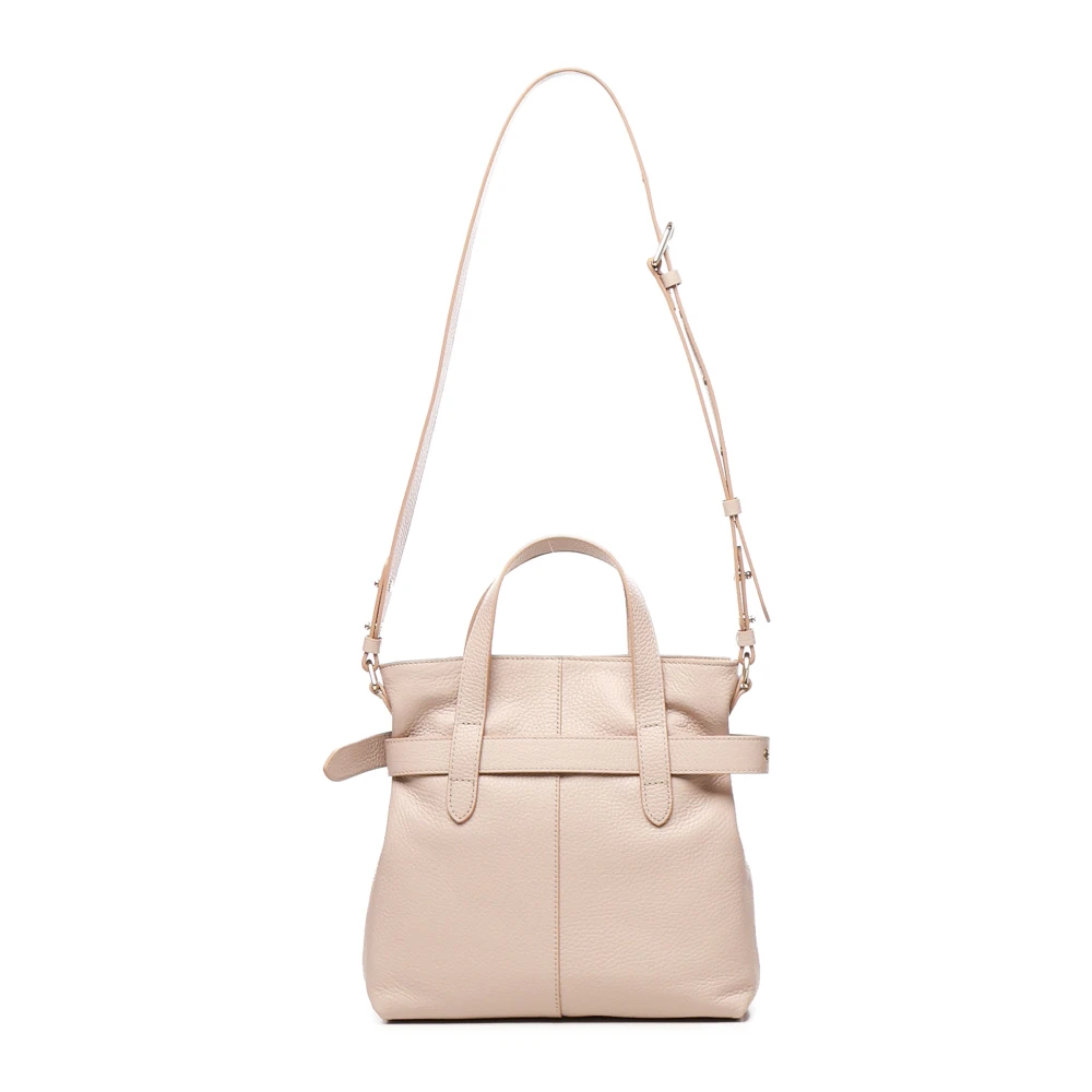Coccinelle Roze Bucket Tas met Decoratieve Riem Pink Dames