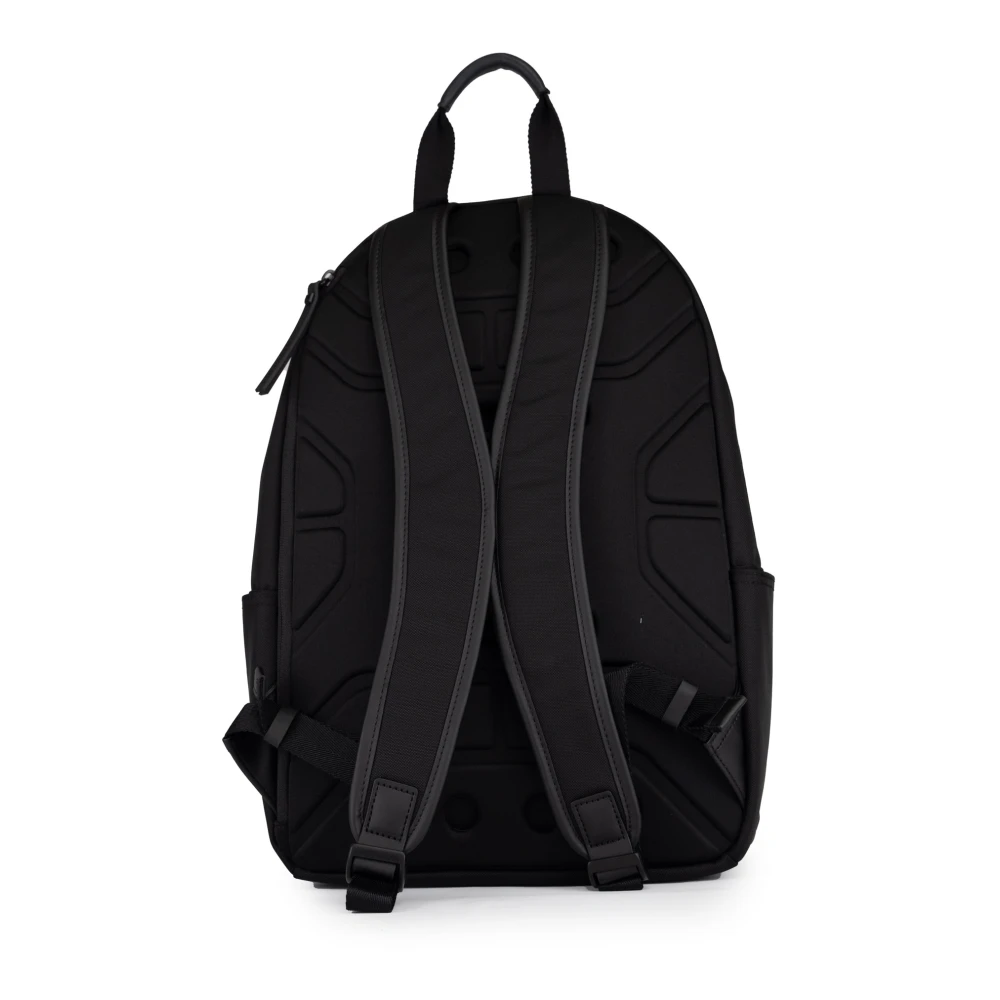 Premiata Zwarte gabardine heren rugzak Black Heren