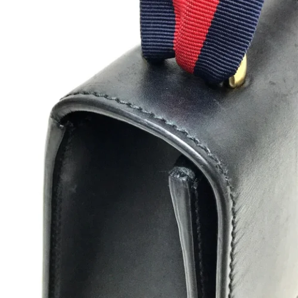 Gucci Vintage Pre-owned Leather gucci-bags Black Dames