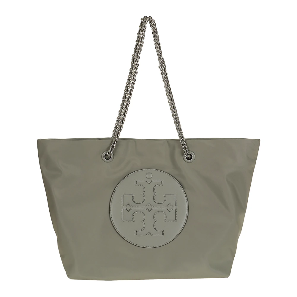 TORY BURCH Stijlvolle Grijze Shopper Tas Gray Dames