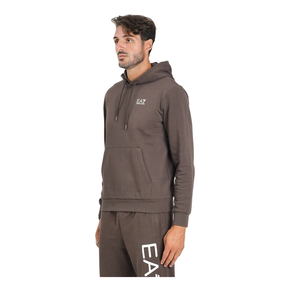 Emporio Armani Ea7 Herren Braun Sweatshirts & Hoodies, Sgröße: