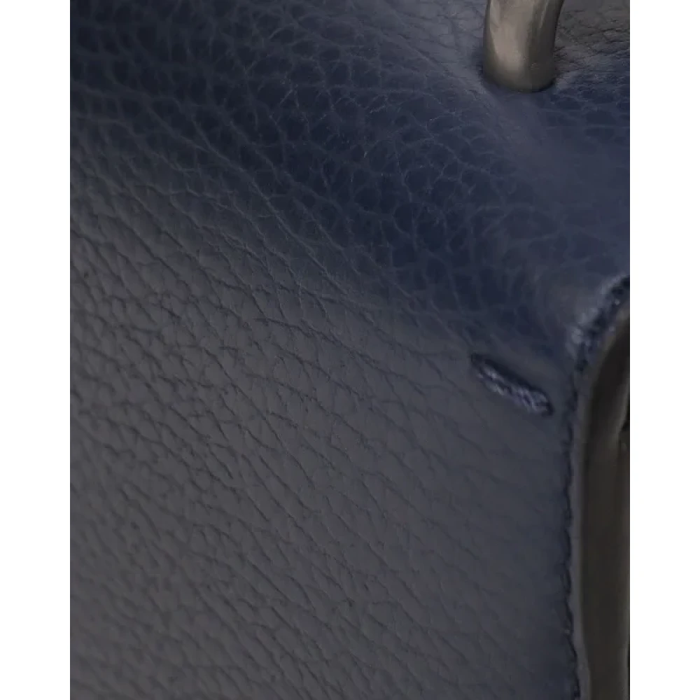 Gucci Vintage Pre-owned Leather gucci-bags Blue Dames