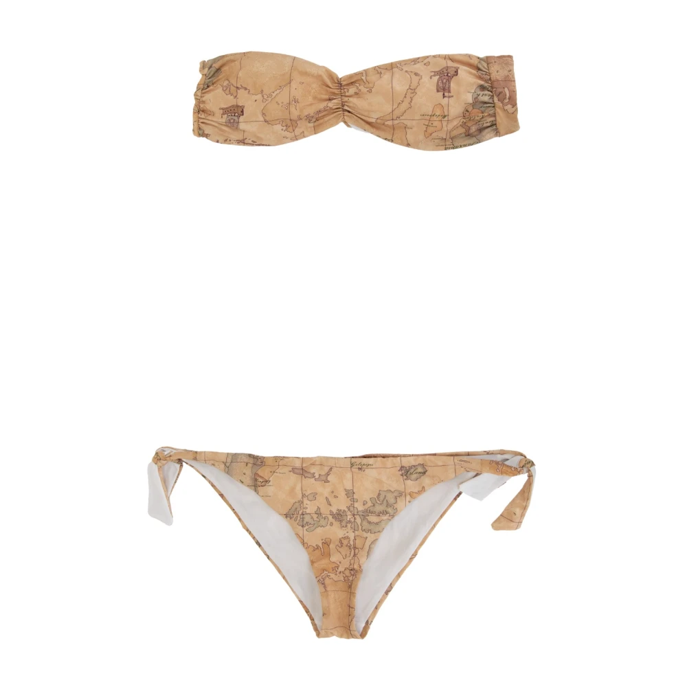 Alviero Martini 1a Classe Kanten Dames Bikini Set Beige Dames