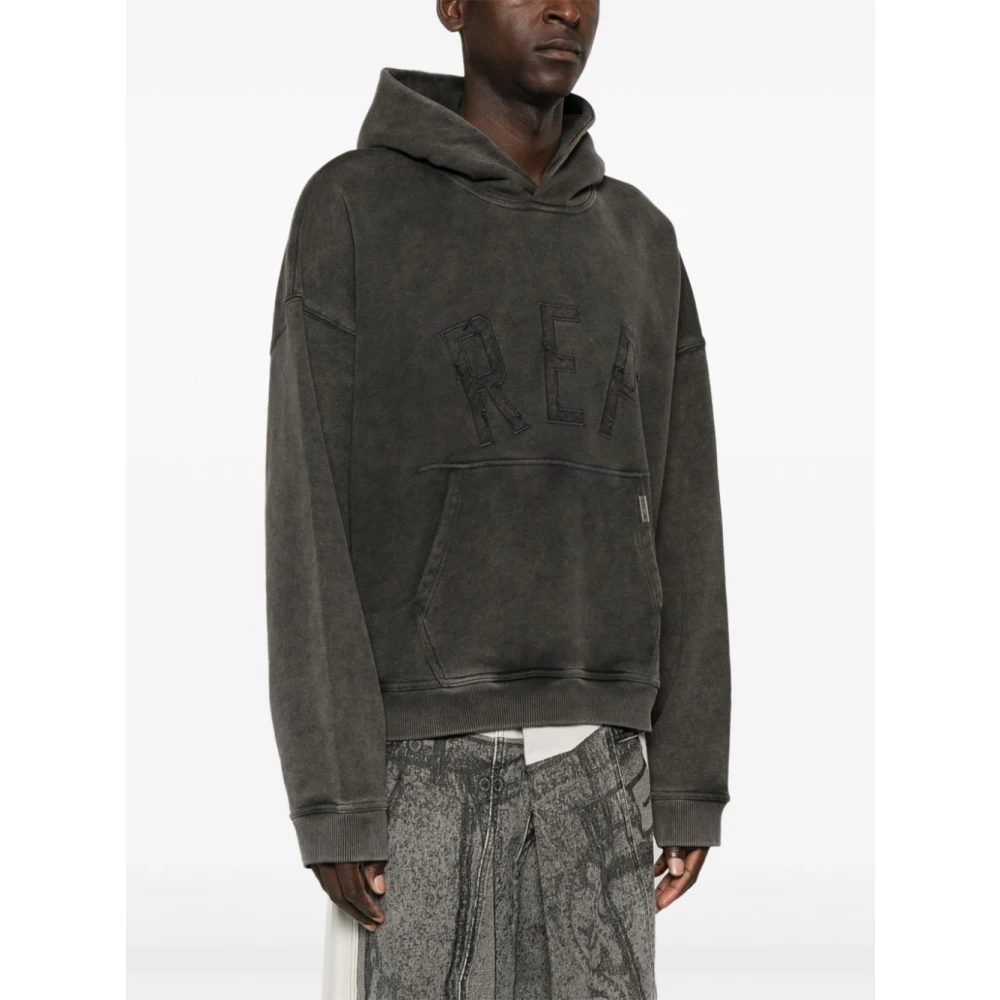 Represent Hoodie met Appliqué Black Heren
