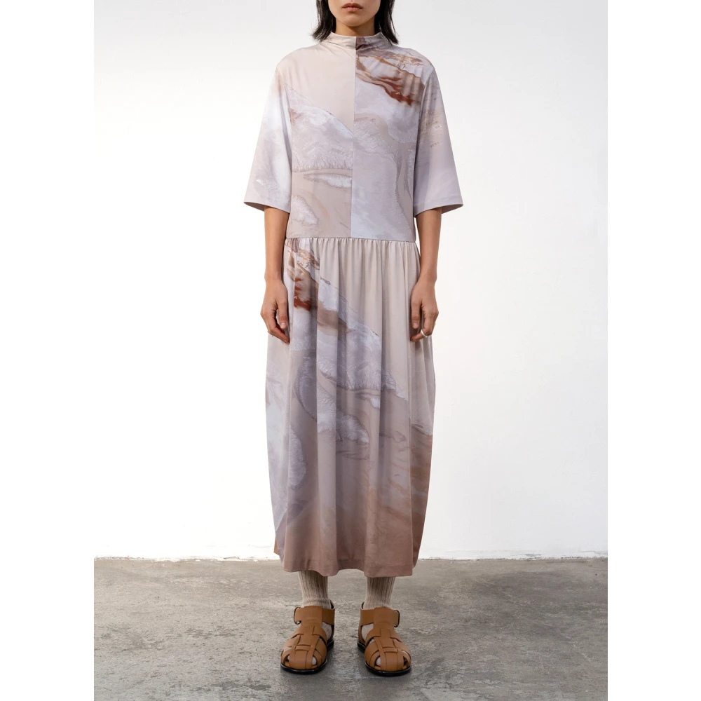 LOW Classic Elegante Midi Jurk Multicolor Dames