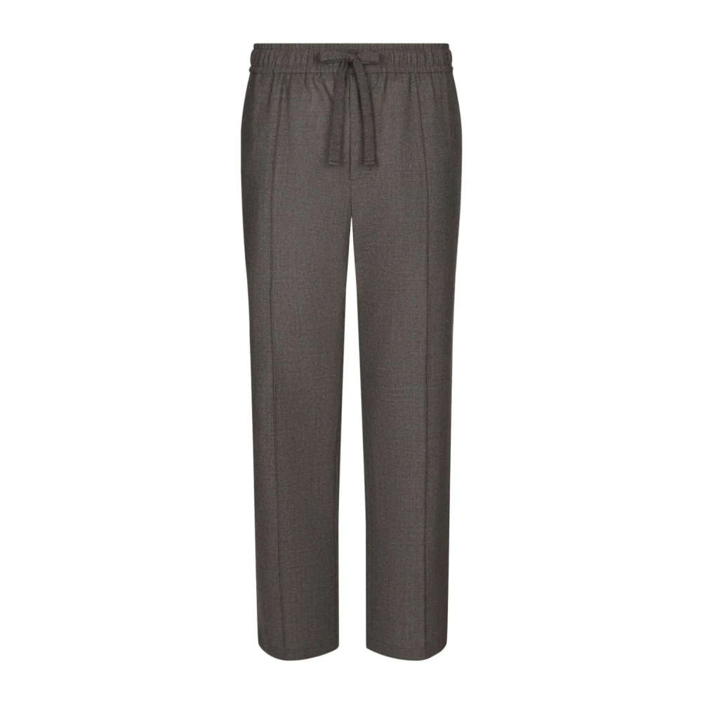 Dolce & Gabbana Klassieke Straight Broek Gray Heren