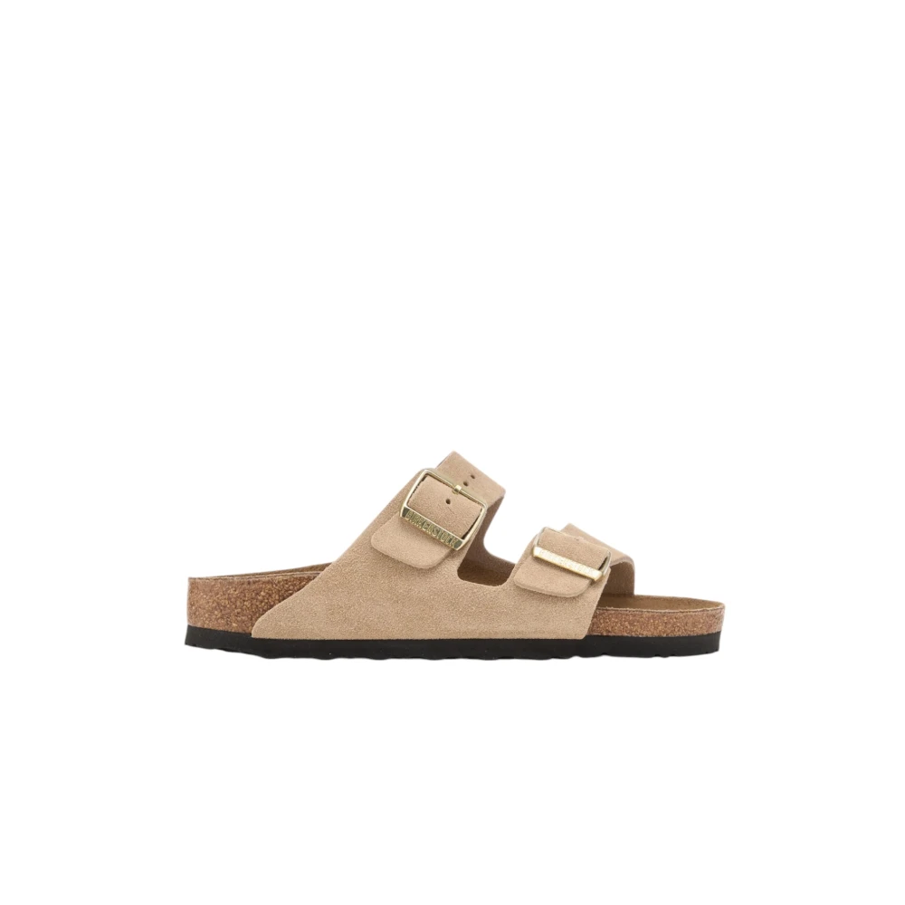 Birkenstock Women's Beige Arizona - Sliders - 4 Uk - Shoes
