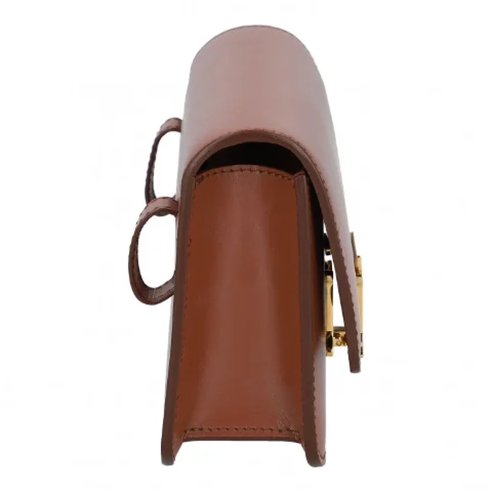Burberry Vintage Pre-owned Canvas crossbody-bags Brown Dames