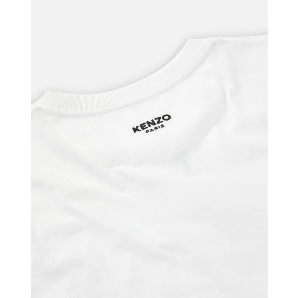 Kenzo Geborduurd Pop Shirt White Heren