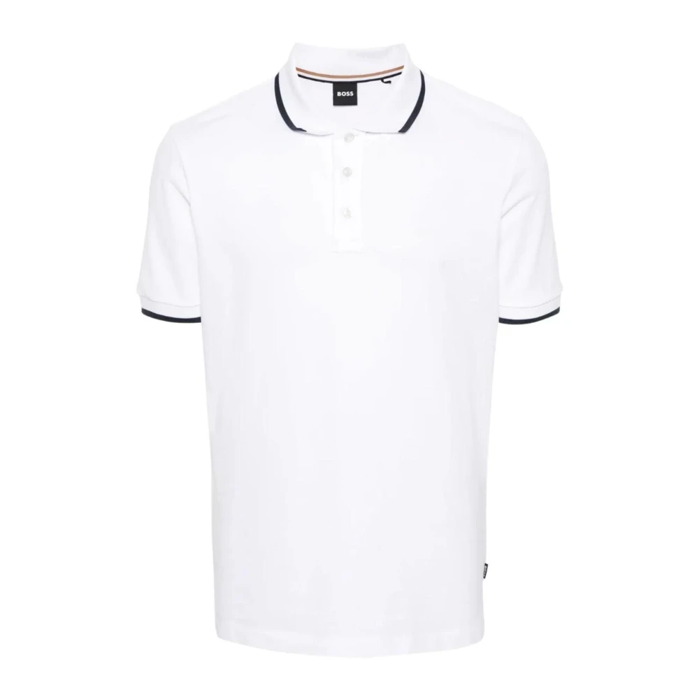 Hugo Boss Parlay 190 Heren Polo Shirt White Heren