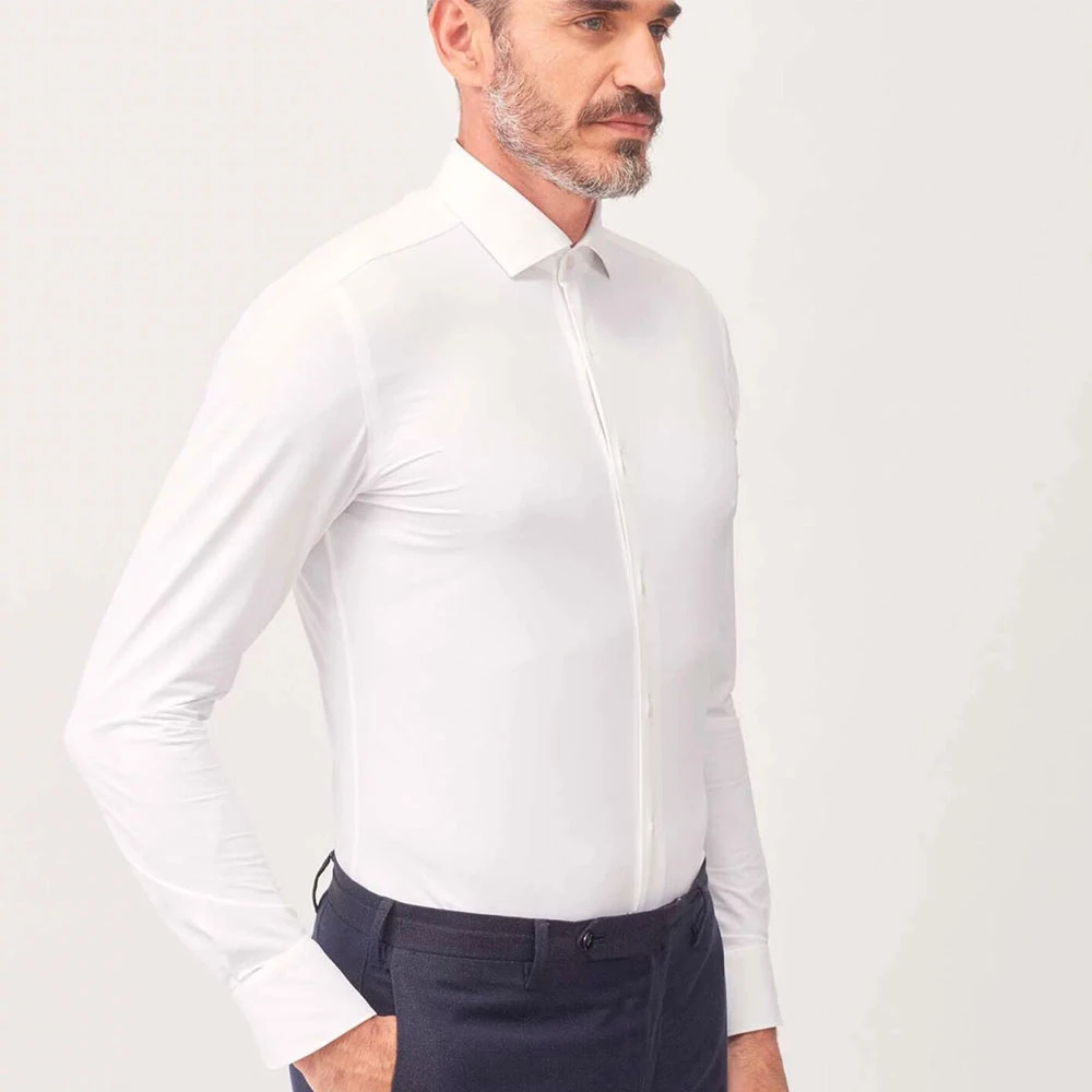 Xacus Actief Overhemd Tailor Fit White Heren
