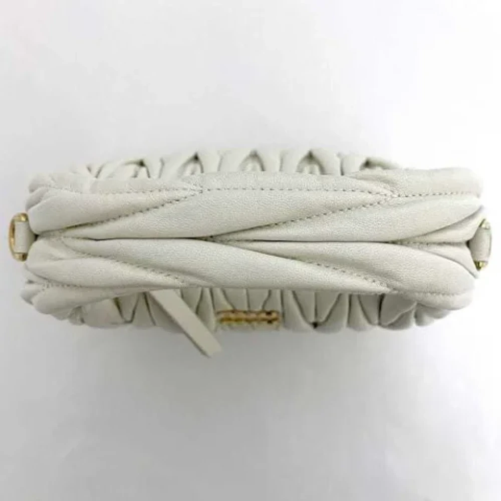 Miu Pre-owned Schoudertas Beige Dames
