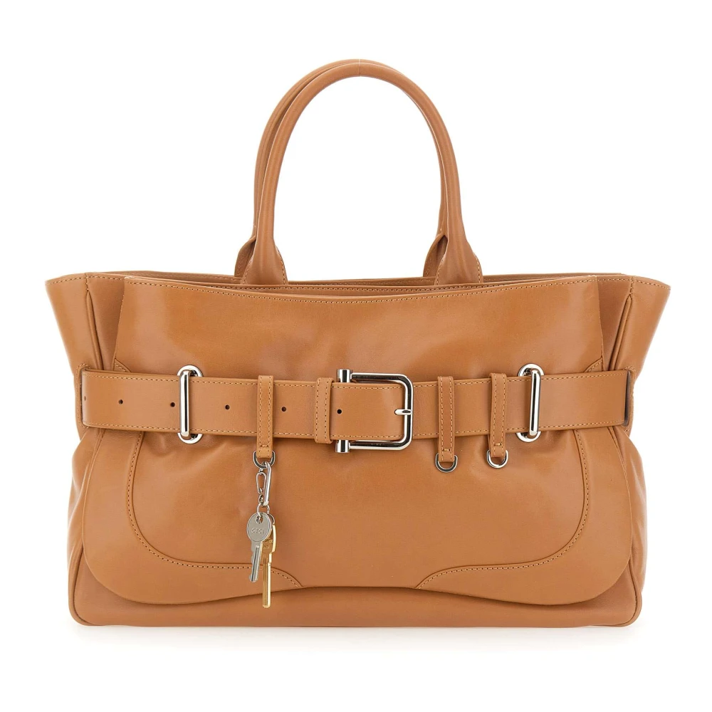Osoi Brown Shopping Bags, Female, One Size, Tote Brocle