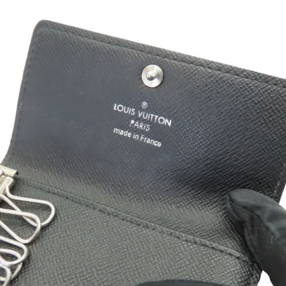 Louis Vuitton Vintage Pre-owned Canvas key-holders Black Dames