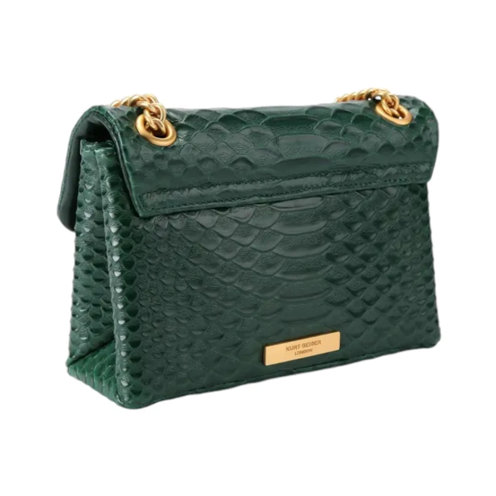 Kurt Geiger Stijlvolle leren tas voor vrouwen Green Dames
