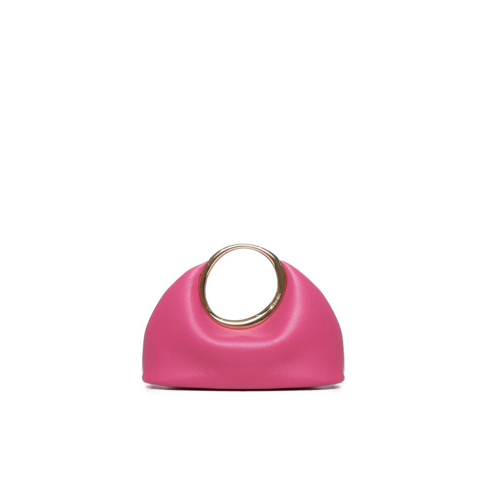 Jacquemus Roze Mini Ring Tas met Magnetische Sluiting Pink Dames