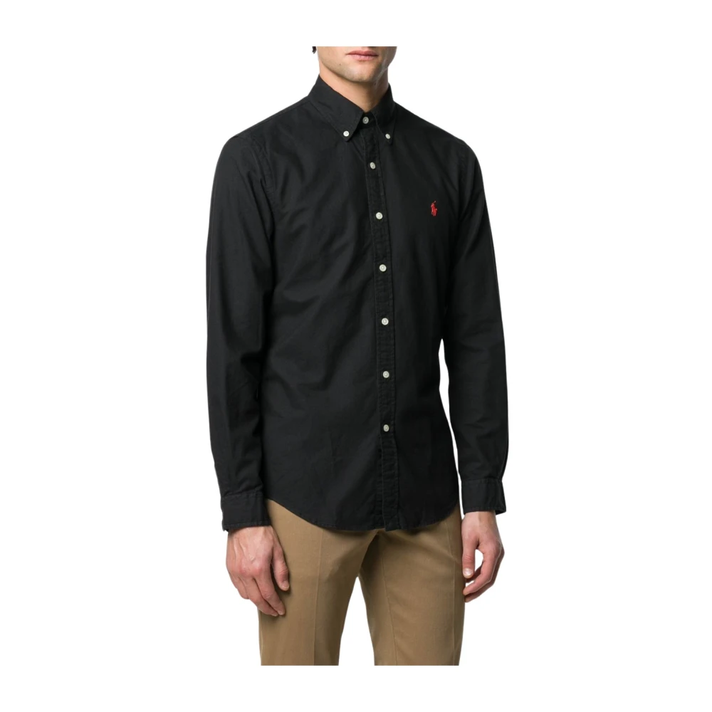 Ralph Lauren Zwarte Casual Shirt voor Mannen Black Heren