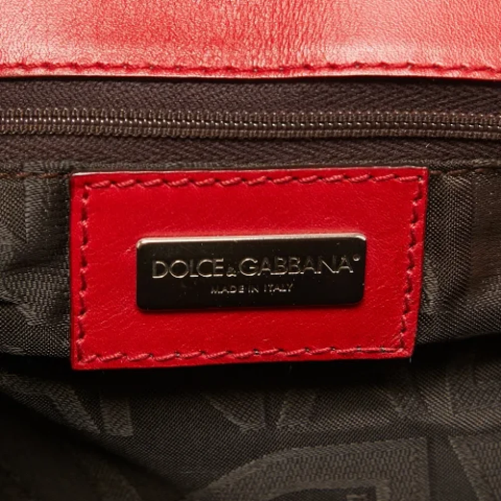 Dolce & Gabbana Pre-owned Fabric handbags Red Dames