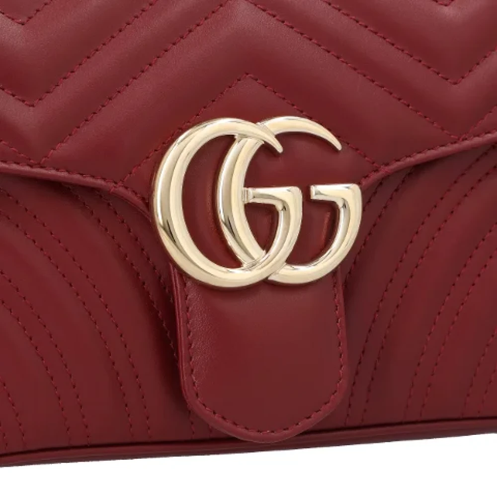 Gucci Leather -bags Red Dames