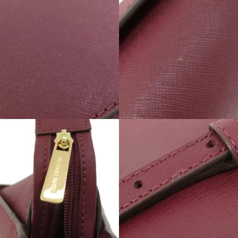 Michael Kors Pre-owned Leather shoulder-bags Red Dames