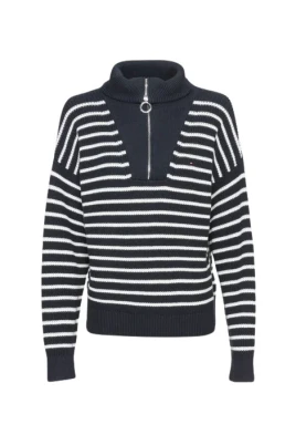 Randig Oversized Polokrage