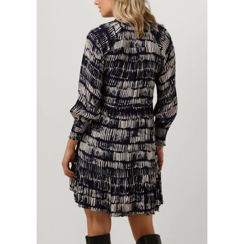 Moliin Louise Blauwe Mini Jurk Multicolor Dames