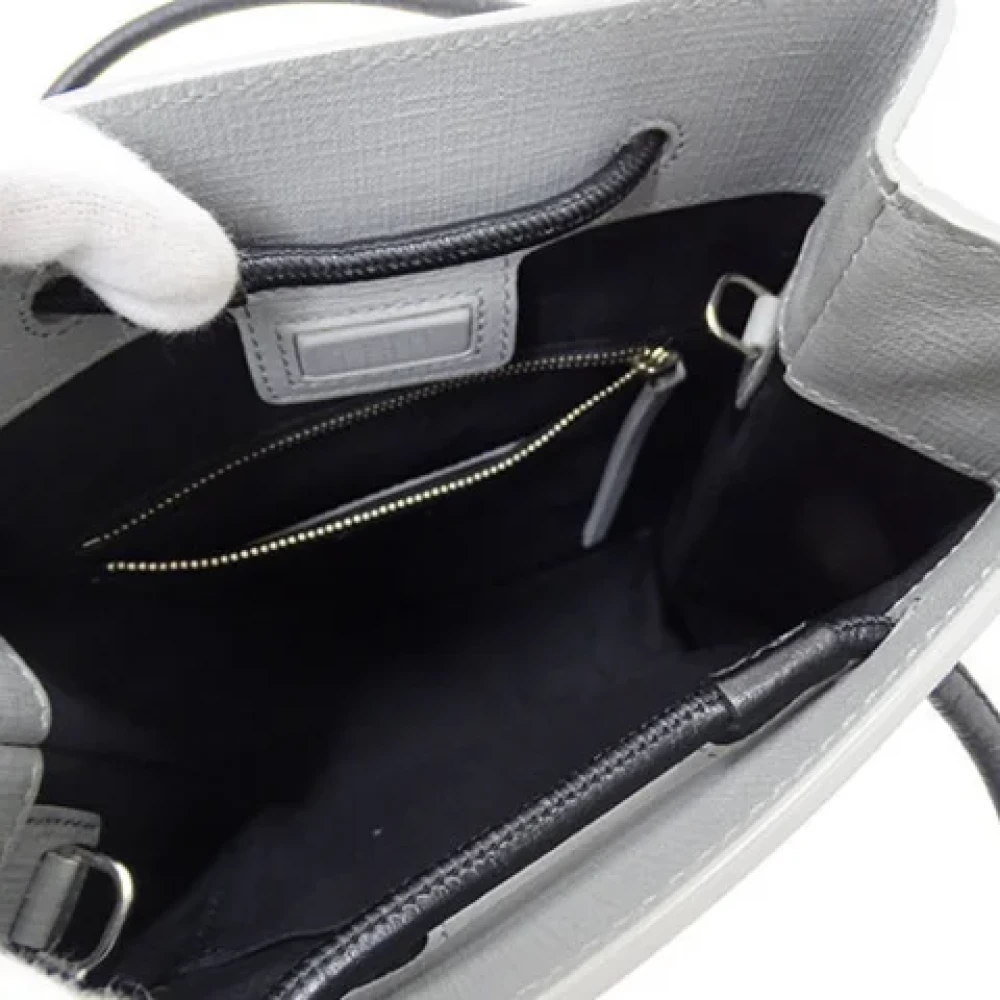 Balenciaga Vintage Pre-owned Leather balenciaga-bags Gray Dames