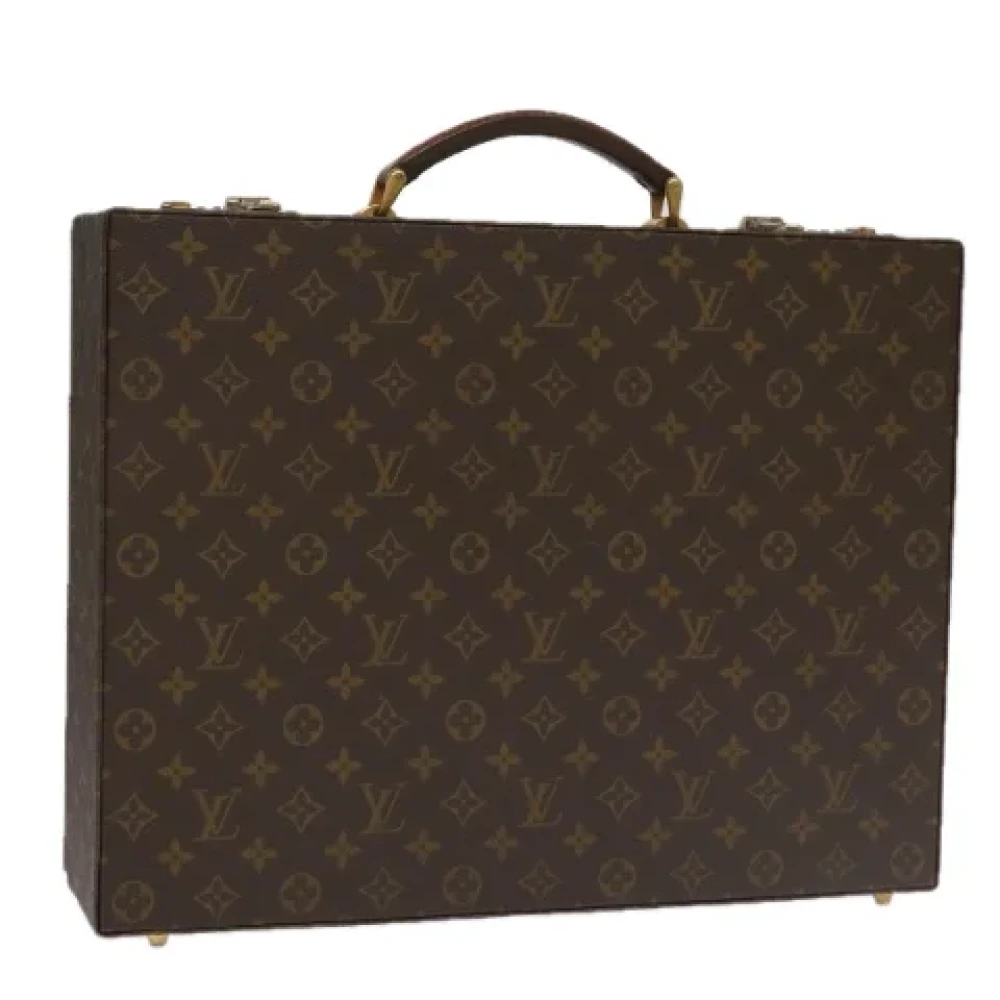 Louis Vuitton Vintage Pre-owned Canvas briefcases Brown Dames