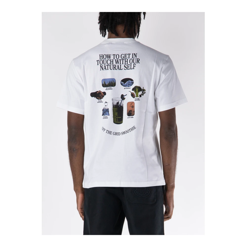 Daily Paper Smoothie T-shirt in Trendy Stijl White Heren