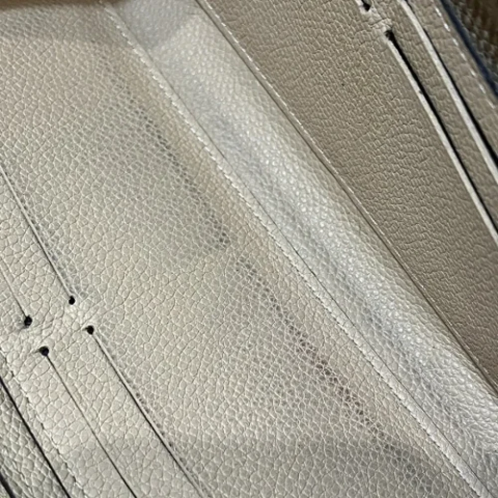 Louis Vuitton Vintage Pre-owned Canvas wallets Beige Dames