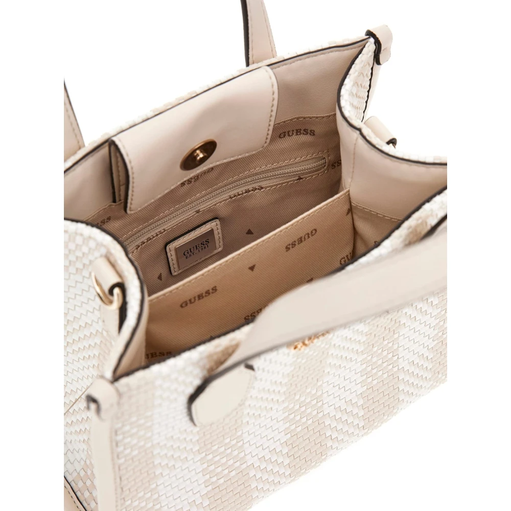 Guess Stijlvolle Handtas Silvana Beige Dames