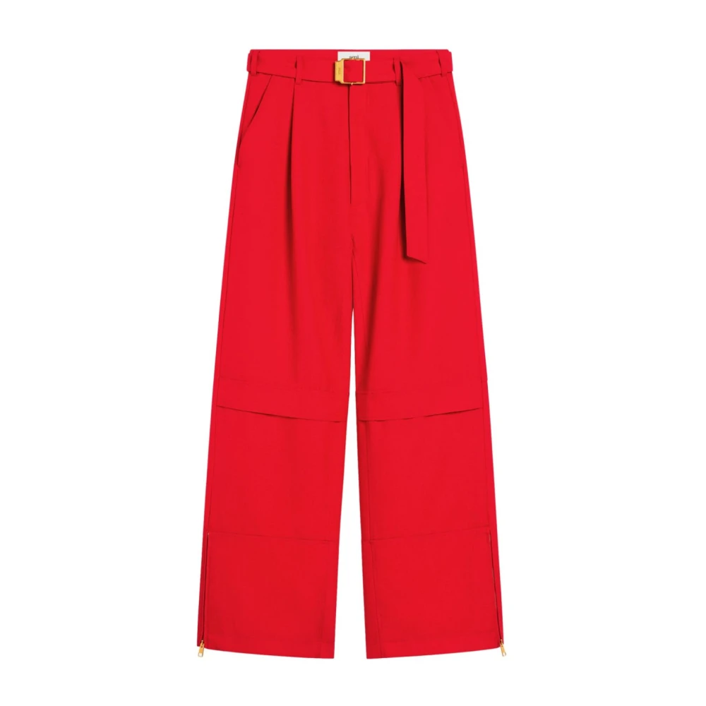 Trousers > Wide Trousers - - Ami Paris - Modalova