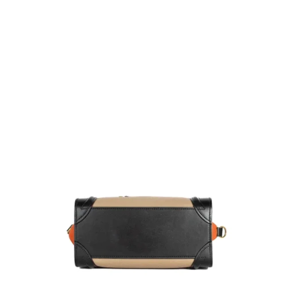 Celine Vintage Pre-owned Leather celine-bags Beige Dames
