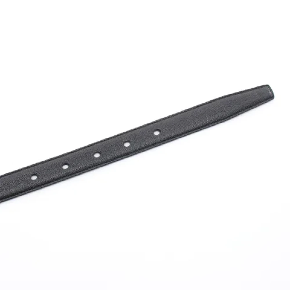 Yves Saint Laurent Vintage Pre-owned Leather belts Black Dames